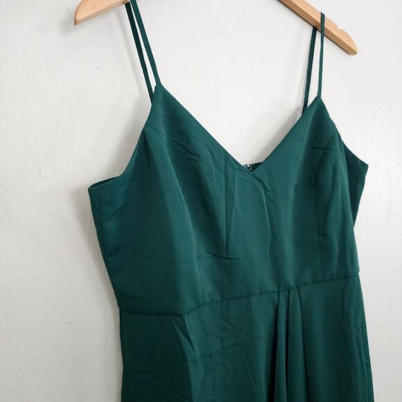NEW Lulus Reinette Dark Green Sleeveless Midi Dress - Picture 11 of 16